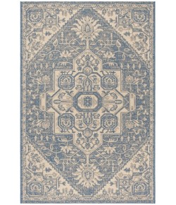 Safavieh Linden  Cream / Blue LND138 4 ft. X 6 ft. Rectangle Rug