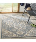 Safavieh Linden  Cream / Blue LND138 8 ft. X 10 ft. Rectangle Rug