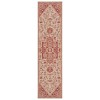 Safavieh Linden  Red / Creme LND138 2 ft. 2 in. X 8 ft. Runner Rug
