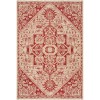 Safavieh Linden  Red / Creme LND138 4 ft. X 6 ft. Rectangle Rug