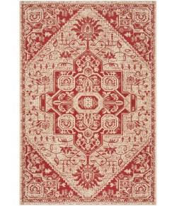 Safavieh Linden  Red / Creme LND138 5 ft. 3 in. X 7 ft. 6 in. Rectangle Rug