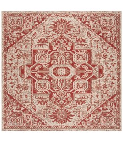Safavieh Linden  Red / Creme LND138 8 ft. X 8 ft. Square Rug
