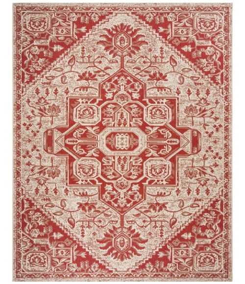 Safavieh Linden  Red / Creme LND138 8 ft. X 10 ft. Rectangle Rug