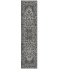 Safavieh Linden  Light Grey / Charcoal LND139 2 ft. 2 in. X 12 ft. Runner Rug