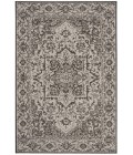 Safavieh Linden  Light Grey / Charcoal LND139 6 ft. 7 in. X 9 ft. 2 in. Rectangle Rug