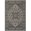 Safavieh Linden  Light Grey / Charcoal LND139 4 ft. X 6 ft. Rectangle Rug