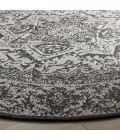 Safavieh Linden  Light Grey / Charcoal LND139 6 ft. 7 in. X 6 ft. 7 in. Round Rug