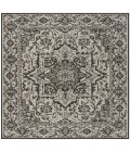 Safavieh Linden  Light Grey / Charcoal LND139 6 ft. 7 in. X 6 ft. 7 in. Square Rug