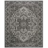 Safavieh Linden  Light Grey / Charcoal LND139 9 ft. X 12 ft. Rectangle Rug
