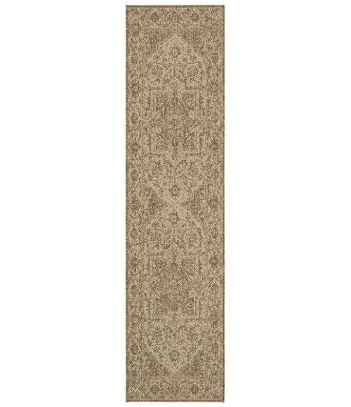 Safavieh Linden  Cream / Beige LND139 2 ft. 2 in. X 10 ft. Runner Rug
