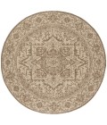 Safavieh Linden  Cream / Beige LND139 8 ft. X 8 ft. Round Rug