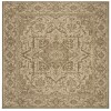 Safavieh Linden  Cream / Beige LND139 6 ft. 7 in. X 6 ft. 7 in. Square Rug