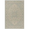 Safavieh Linden  Cream / Aqua LND139 4 ft. X 6 ft. Rectangle Rug