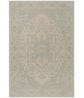 Safavieh Linden  Cream / Aqua LND139 4 ft. X 6 ft. Rectangle Rug