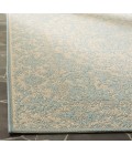 Safavieh Linden  Cream / Aqua LND139 6 ft. 7 in. X 6 ft. 7 in. Square Rug
