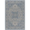 Safavieh Linden  Cream / Blue LND139 5 ft. 3 in. X 7 ft. 6 in. Rectangle Rug