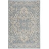 Safavieh Linden  Cream / Blue LND139 4 ft. X 6 ft. Rectangle Rug