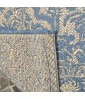 Safavieh Linden  Cream / Blue LND139 6 ft. 7 in. X 6 ft. 7 in. Square Rug