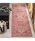 Safavieh Linden  Red / Creme LND139 2 ft. 2 in. X 12 ft. Runner Rug