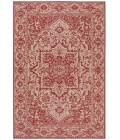 Safavieh Linden  Red / Creme LND139 6 ft. 7 in. X 9 ft. 2 in. Rectangle Rug