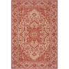 Safavieh Linden  Red / Creme LND139 4 ft. X 6 ft. Rectangle Rug