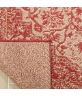 Safavieh Linden  Red / Creme LND139 6 ft. 7 in. X 6 ft. 7 in. Square Rug