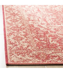Safavieh Linden  Red / Creme LND139 6 ft. 7 in. X 6 ft. 7 in. Square Rug
