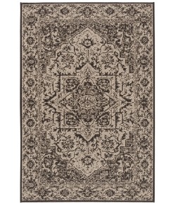 Safavieh Linden  Creme / Brown LND139 6 ft. 7 in. X 9 ft. 2 in. Rectangle Rug