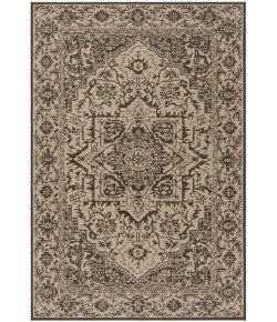 Safavieh Linden  Creme / Brown LND139 3 ft. X 5 ft. Rectangle Rug