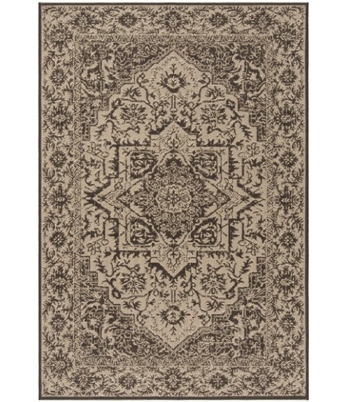 Safavieh Linden  Creme / Brown LND139 3 ft. X 5 ft. Rectangle Rug