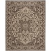 Safavieh Linden  Creme / Brown LND139 9 ft. X 12 ft. Rectangle Rug