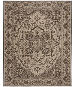 Safavieh Linden  Creme / Brown LND139 8 ft. X 10 ft. Rectangle Rug