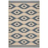 Safavieh Linden  Blue / Creme LND171 4 ft. X 6 ft. Rectangle Rug