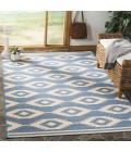Safavieh Linden  Cream / Blue LND171 4 ft. X 6 ft. Rectangle Rug