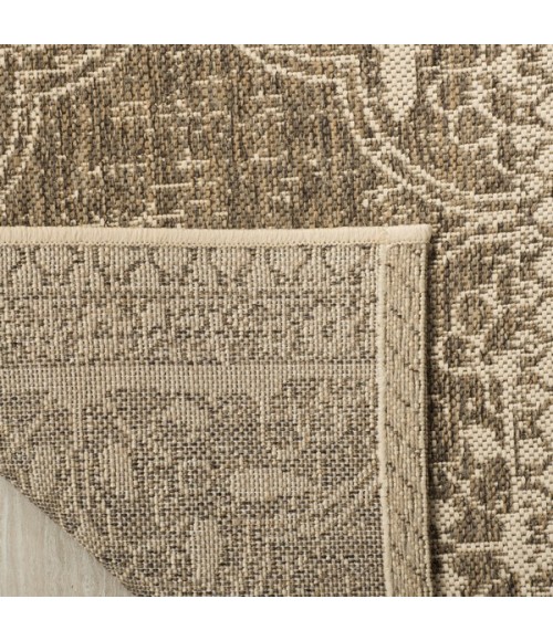 Safavieh Linden  Cream / Beige LND174 6 ft. 7 in. X 6 ft. 7 in. Square Rug