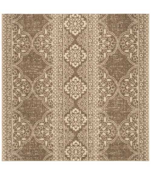 Safavieh Linden  Cream / Beige LND174 6 ft. 7 in. X 6 ft. 7 in. Square Rug