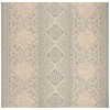 Safavieh Linden  Aqua / Cream LND174 6 ft. 7 in. X 6 ft. 7 in. Square Rug