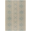 Safavieh Linden  Cream / Aqua LND174 5 ft. 3 in. X 7 ft. 6 in. Rectangle Rug
