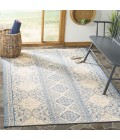 Safavieh Linden  Blue / Creme LND174 6 ft. 7 in. X 6 ft. 7 in. Square Rug