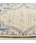 Safavieh Linden  Blue / Creme LND174 6 ft. 7 in. X 6 ft. 7 in. Round Rug
