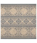 Safavieh Linden  Blue / Creme LND174 6 ft. 7 in. X 6 ft. 7 in. Square Rug