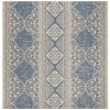 Safavieh Linden  Cream / Blue LND174 6 ft. 7 in. X 6 ft. 7 in. Square Rug