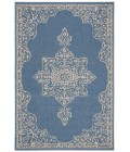 Safavieh Linden  Cream / Blue LND180 5 ft. 3 in. X 7 ft. 6 in. Rectangle Rug