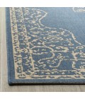 Safavieh Linden  Cream / Blue LND180 5 ft. 3 in. X 7 ft. 6 in. Rectangle Rug