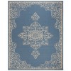 Safavieh Linden  Cream / Blue LND180 9 ft. X 12 ft. Rectangle Rug