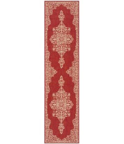 Safavieh Linden  Red / Creme LND180 2 ft. 2 in. X 8 ft. Runner Rug
