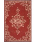 Safavieh Linden  Red / Creme LND180 5 ft. 3 in. X 7 ft. 6 in. Rectangle Rug