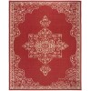 Safavieh Linden  Red / Creme LND180 9 ft. X 12 ft. Rectangle Rug