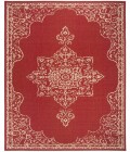 Safavieh Linden  Red / Creme LND180 9 ft. X 12 ft. Rectangle Rug