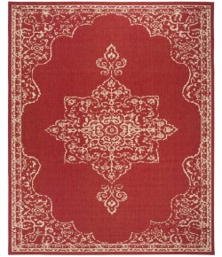 Safavieh Linden  Red / Creme LND180 9 ft. X 12 ft. Rectangle Rug